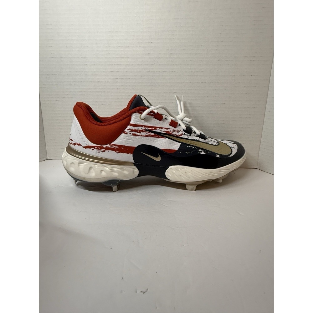 New Nike Alpha Huarache Elite 4 Low Team USA 4th Of July FZ7345-102 Men's 12 - Picture 9 of 15